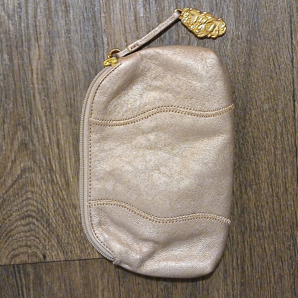 Chi by Carlos Falchi Genuine Leather Clutch Bag.